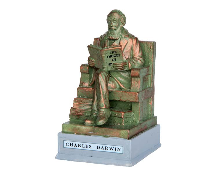64074 - Park Statue – Charles Darwin - Lemax Misc. Accessories - Villages  of Fun
