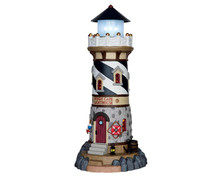 65157 - Windy Cape Lighthouse, Battery-Operated (4.5 Volts) - Lemax Plymouth Corners