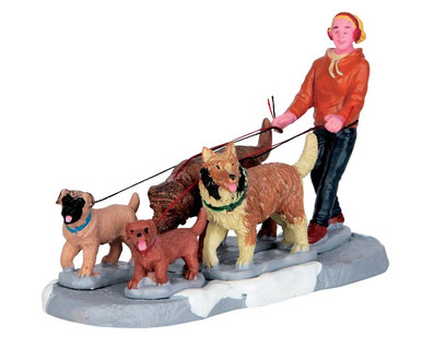 62455 - A Pack of Pups - Lemax Figurines