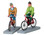 72514 - Bloomers and Bicycles, Set of 2 - Lemax Figurines