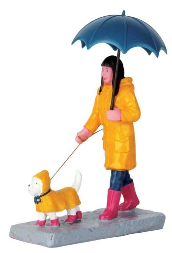 62448 - Walking in the Rain - Lemax Figurines