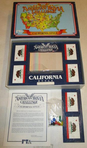 Vintage Board Games - American Trivia Challenge - California PTA