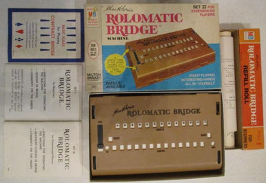 Vintage Board Games - Charles Goren's Rolomatic Bridge Machine - Milton Bradley