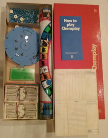 Vintage Board Games - Chemplay - Exxon Chemicals