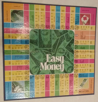 Vintage Board Games - Easy Money - Milton Bradley