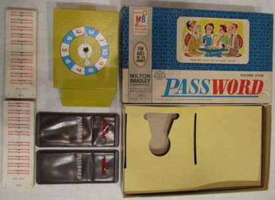 Vintage Board Games - Password - Milton Bradley