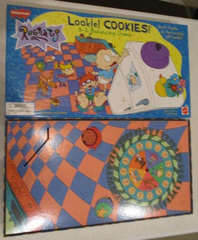 Vintage Board Games - Rugrats Lookie Cookies - Mattel