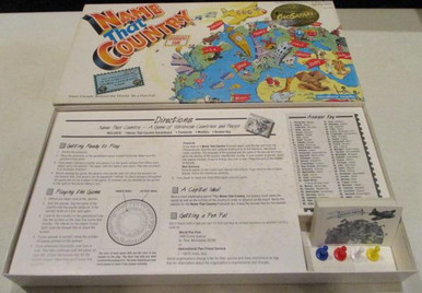 Vintage Board Games - Name That Country - 1992 - Educational Insights
