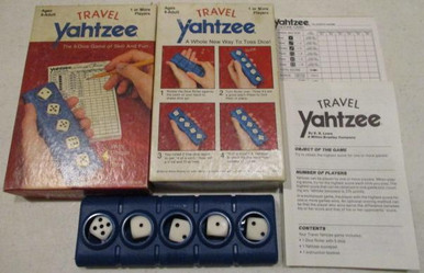 Vintage Board Games - Travel Yahtzee - 1984 - Lowe