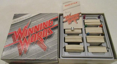 Vintage Board Games - Winning Words - 1986 - Peter Funk