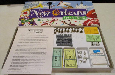 Vintage Board Games - New Orleans in a Box - Late for the Sky