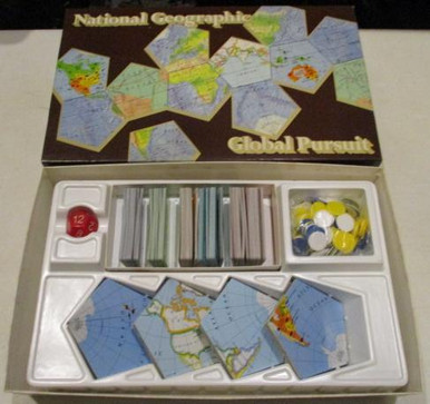 Vintage Board Games - National Geographic Global Pursuit - 1987