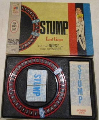 Vintage Board Games - Stump - Card Game - 1968