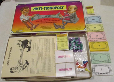 Vintage Board Games - Anti-Monopoly - 1989