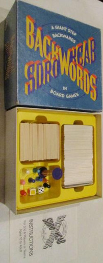 Vintage Board Games - Backwords - 1988