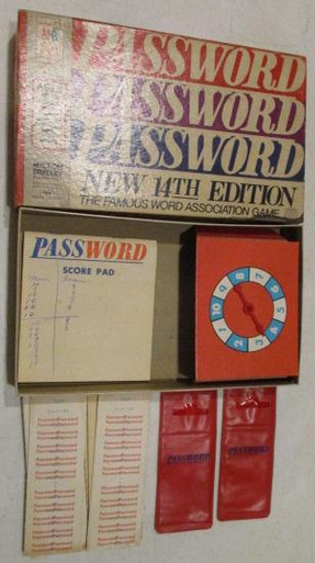 Vintage Board Games - Password - 7th Edition - 1966