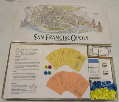 Vintage Board Games - San FranciscOpoly - 1989