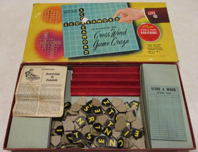 Vintage Board Games - Scoreword - 1953