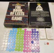 Vintage Board Games - Book of Lists Game - 1979