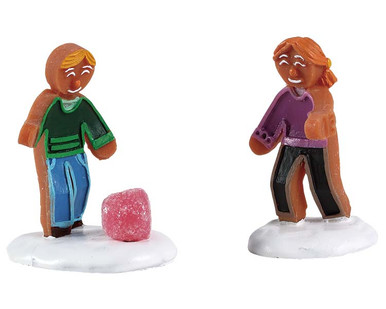 72568 - Gumdrop Games, Set of 2 - Lemax Sugar N Spice Figurines