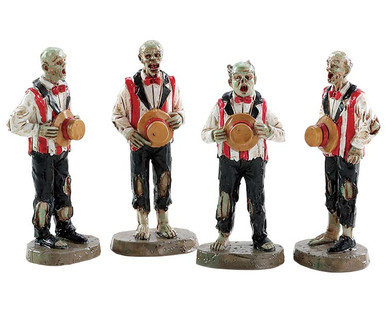 82562 - Horrific Harmonies, Set of 4 - Lemax Spooky Town Figurines