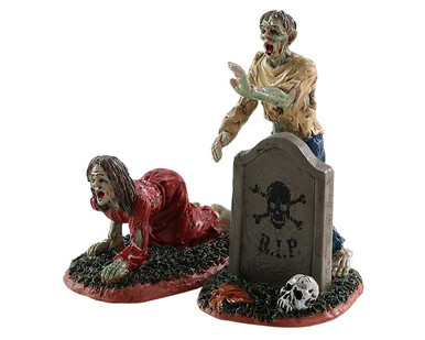 82567 - Zombies, Set of 2 - Lemax Spooky Town Figurines