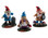 82569 - Zombie Garden Gnomes, Set of 3 - Lemax Spooky Town Figurines