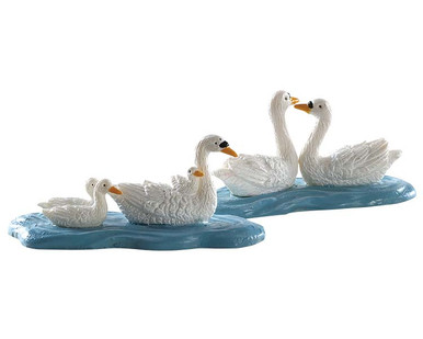 82613 - Swans, Set of 2 - Lemax Figurines