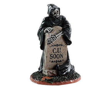 84345 - Grim Reaper Tombstone - Lemax Spooky Town Accessories