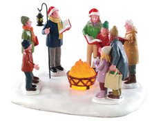 84362 - Toasty Caroling, Battery-Operated (4.5v) - Lemax Table Pieces