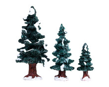 84407 - Christmas Evergreen Tree, Set of 3 - Lemax Misc. Accessories