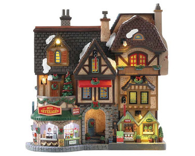 85315 - River Moor's Christmas Street Festival, Battery-Operated (4.5v) - Lemax Facades