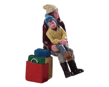92766 - Christmas Shopping Break, Set of 2 - Lemax Figurines