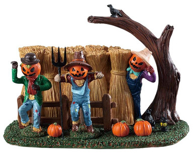 93417 - Sinister Scarecrows - Lemax Spooky Town Accessories