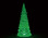 94515 - Crystal Lighted Tree, 3 Color Changeable, Large, Battery-Operated (4.5-Volt) - Lemax Trees