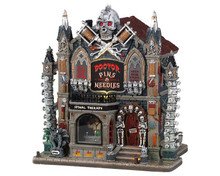 95443 - Doctor Pins & Needles, with 4.5-Volt Adaptor - Lemax Spooky Town Houses