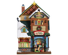 95471 - Merry Christmas Market, Battery-Operated (4.5-Volt) - Lemax Facades
