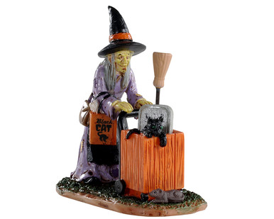 02911 - Shopping for Halloween - Lemax Spooky Town Figurines