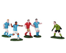 02962 - Soccer Practice, Set of 5 - Lemax Figurines
