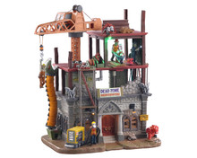 05604 - Dead Zone Construction Site, with 4.5-volt  Adaptor - Lemax Spooky Town Houses