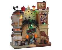 05606 - Spider Cider House, with 4.5-volt Adaptor (AA) - Lemax Spooky Town Houses