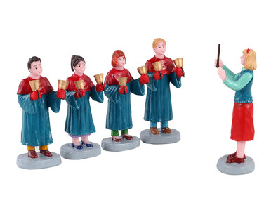 12020 - Handbell Choir, Set of 5 - Lemax Figurines