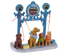 13567 - Dog Parking - Lemax Table Pieces