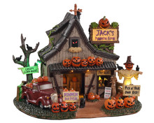 04716 - Jack's Pumpkin Farm, Battery-Operated (4.5v) - Lemax Spooky Town Accessories