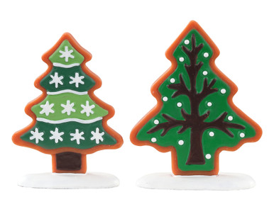 04766 - Sugar Cookie Trees, Set of 2 - Lemax Misc. Accessories