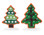 04766 - Sugar Cookie Trees, Set of 2 - Lemax Misc. Accessories
