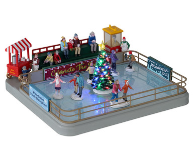 14871 - Outdoor Skating Rink, with 4.5v Adaptor - Lemax Table Pieces