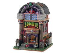 15726 - Zombie Records, with 4.5v Adaptor (Aa) - Lemax Spooky Town Houses