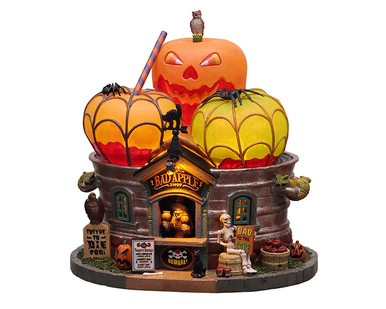 15728 - The Bad Apple Shop, Battery-Operated (4.5v) - Lemax Spooky Town Houses