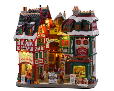 15739 - Christmas City, Battery-Operated (4.5v) - Lemax Facades